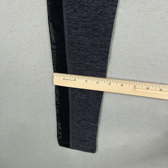 Beyond Yoga Leggings Womens Small Black Steel Spacedye Pocket Mesh Athleisure - Picture 11 of 16